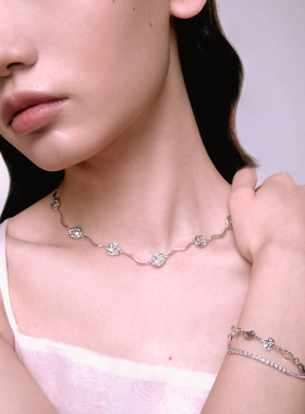 OINICIO初印茴鱼系列925银小鱼鳞拼接项链手链礼盒送女友生日礼物