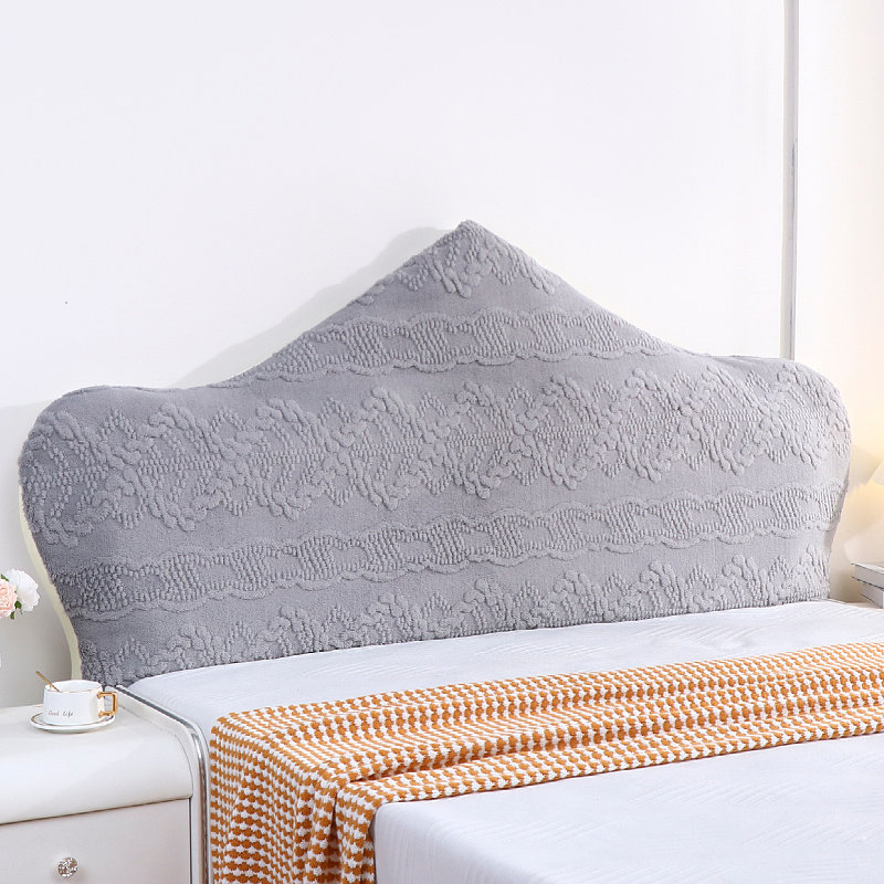 加高床头套罩全包新款凹凸异形半弧形遮丑靠背罩套盖布奶油风通用,淘宝优惠券,粉丝福利购,淘宝优惠卷