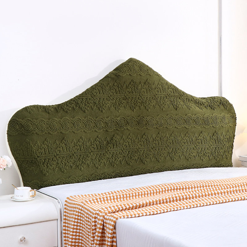 加高床头套罩全包新款凹凸异形半弧形遮丑靠背罩套盖布奶油风通用,淘宝优惠券,粉丝福利购,淘宝优惠卷