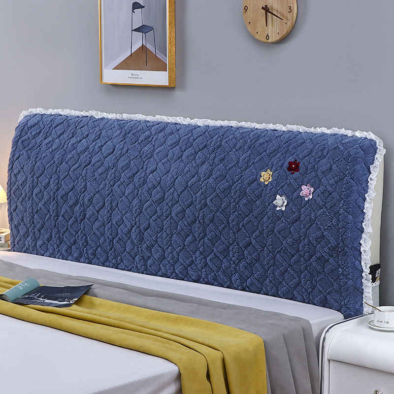北欧风格全包软包床头罩套网红同款木床头公主风万能通用床靠背罩,淘宝优惠券,粉丝福利购,淘宝优惠卷