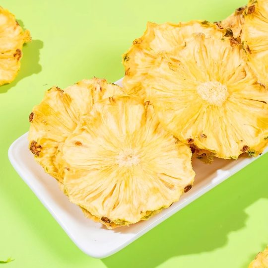 菠萝干凤梨干500g烘干菠萝片泡水泡茶喝水果干片干烘焙蛋糕装饰