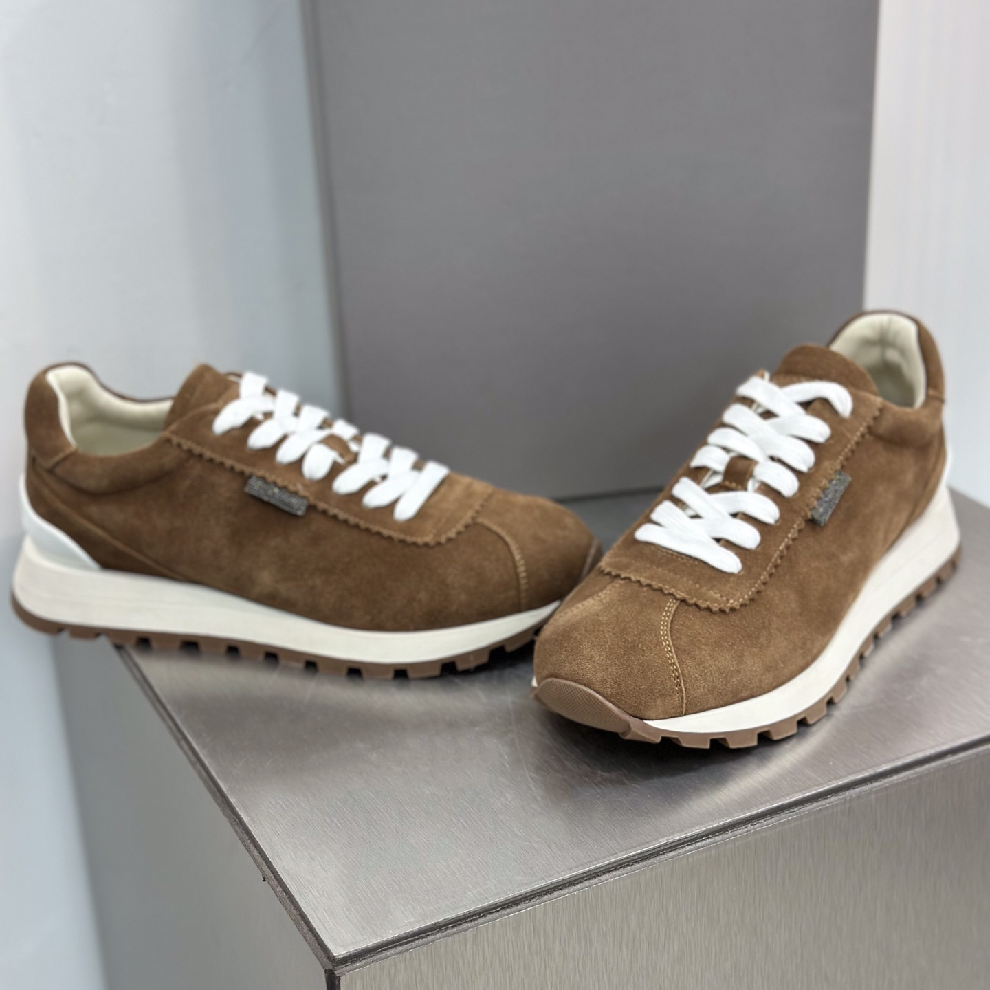 意大利BC新款女士厚底系带休闲潮流时尚百搭老爹鞋舒适轻便运动鞋 - 图0