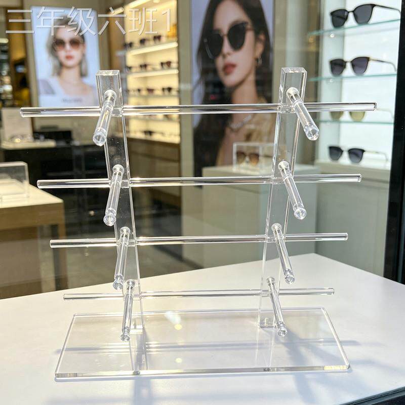 Universal household high-end eyewear cabinet, mirror display rack, Alex glasses display props display rack, table glasses collection