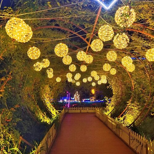 新年红灯笼户外led藤球挂树羊皮灯节日装饰灯工程亮化街道氛围灯 - 图2