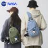 Ole NASA joint chest bag for men and women sports shoulder waist crossbody bag casual backpack large capacity for middle school students