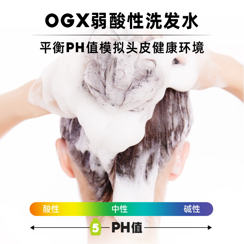强生旗下 Ogx 蔻姬丝 生物素和胶原蛋白洗发水 385ml 双重优惠折后￥48.32包邮包税