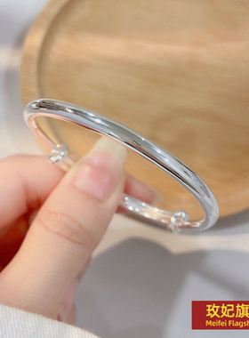 原创设计女银饰正生纯银纯银手镯