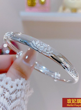 原创设计女银饰正生纯银纯银手镯