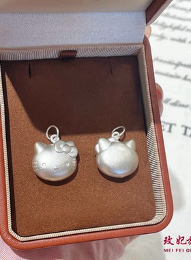 kt猫头纯银项链女卡通时尚可爱