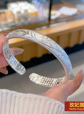 原创设计女银饰正生纯银纯银手镯