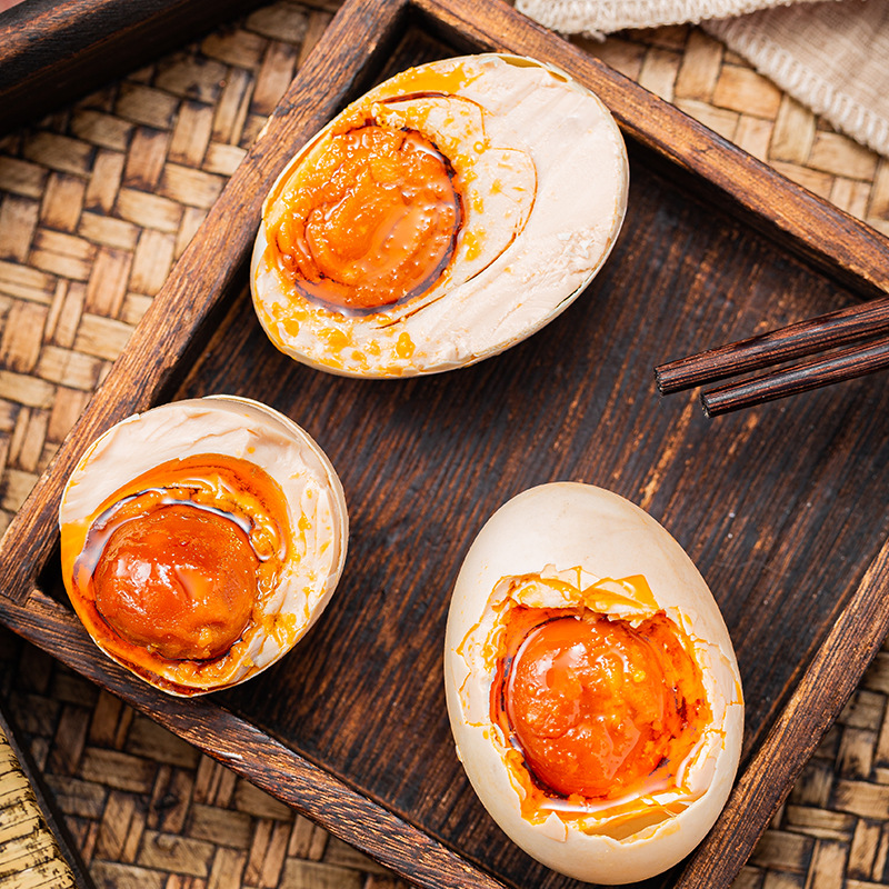 红榄岛烤海鸭蛋咸鸭蛋正宗流油60克20枚礼盒整箱北部湾红树林盐蛋