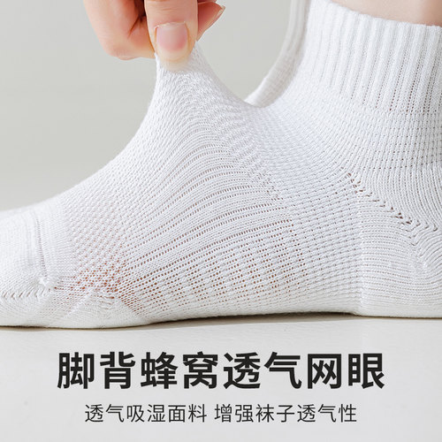 运动袜子女春夏季薄款专业跑步健身跳绳网球羽毛球加厚毛巾底短袜 - 图0