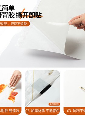 中古风厨房橱柜翻新贴纸防油自粘