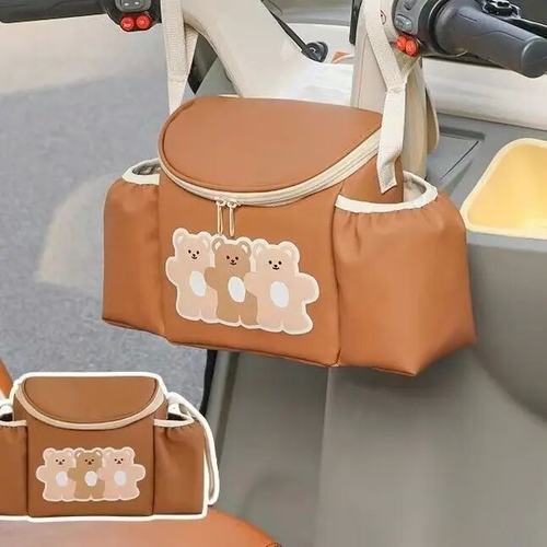 电动车挂物包大容量分区置物婴儿车前置多功能收纳包 - 图2