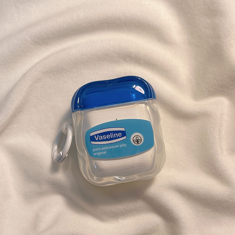 适用苹果airpods3创意立体凡士林AirPodsPro3耳机壳保护套airpodspro2女新款第三代个性软壳airpods4简约硅胶 - 图0