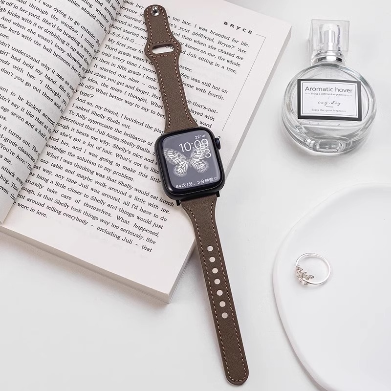 适用iwatch8表带苹果S9手表applewatch9皮质S8夏天小众S7高级SE女7代创意SE运动S6智能6新款ultra可爱iphone - 图2