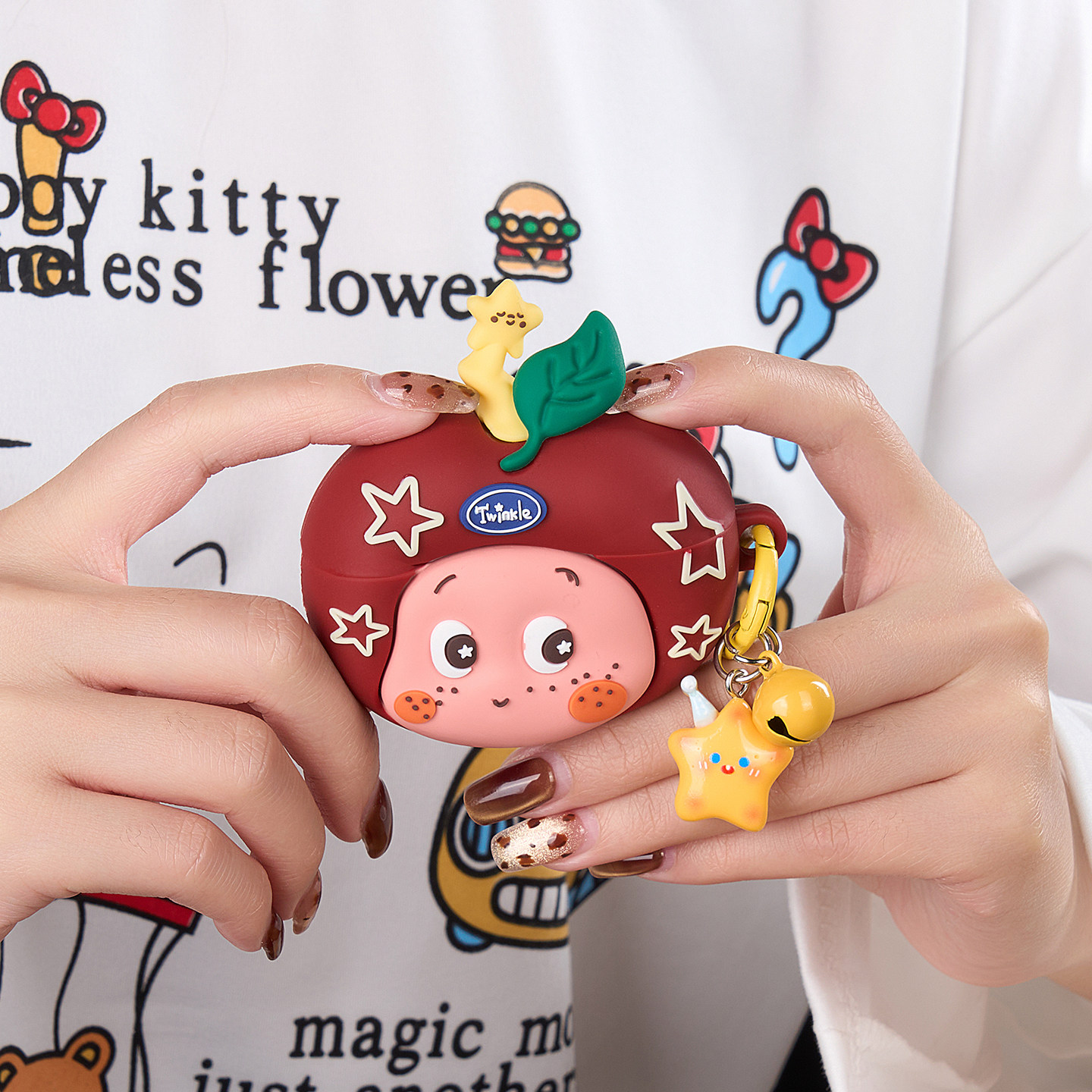 适用airpodspro3保护套硅胶卡通星星人苹果airpods4无线蓝牙耳机保护壳airpodspro2盒高级airpod4代降噪软壳,淘宝优惠券,粉丝福利购,淘宝优惠卷