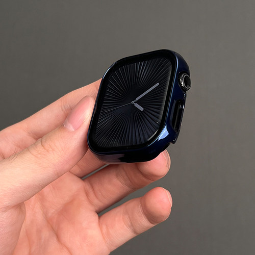 匠戴适用苹果S11手表保护壳iwatch10表壳S9保护套applewatch全包ultra钢化SE一体3防刮2防摔7表套6电镀保护膜 - 图3