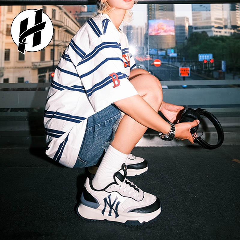 MLB跑步鞋复古减震 低帮增高防滑耐磨情侣休闲老爹鞋,淘宝优惠券,粉丝福利购,淘宝优惠卷