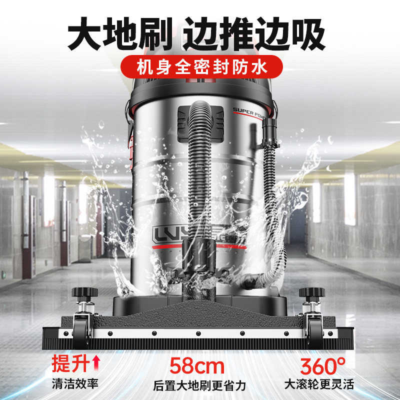 工业用吸尘器大功率工厂用车间粉尘大型强力商用大吸力吸尘机