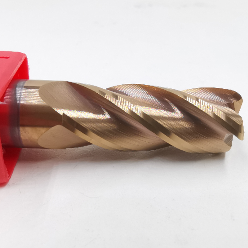 铣刀55度圆鼻刀钨钢4刃R角合金牛鼻不锈钢数控加长涂层直柄16r0.5 - 图2