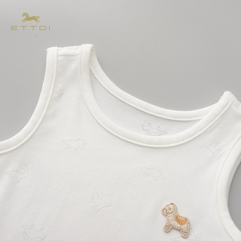 【莫代尔】ETTOI爱多娃儿童马甲男女童内穿打底背心2025冬季新款,淘宝优惠券,粉丝福利购,淘宝优惠卷