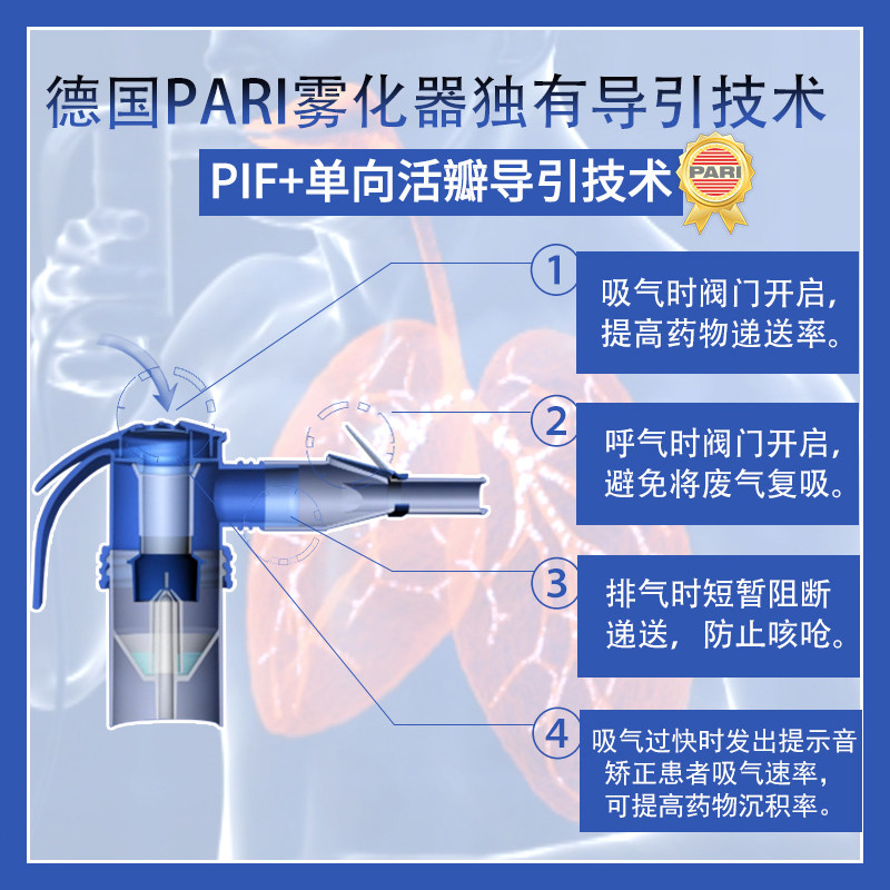 德国pari医院同款turboboy咳雾化机 pari德熠雾化器