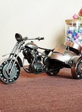 铁艺摩托车模型特价大号金属手工