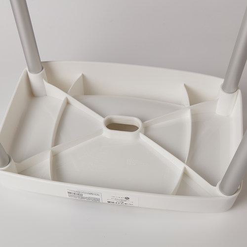 NITORI宜得利家居铝脚宽面抗菌浴室凳家用洗澡凳坐浴凳H45 5180WH - 图3