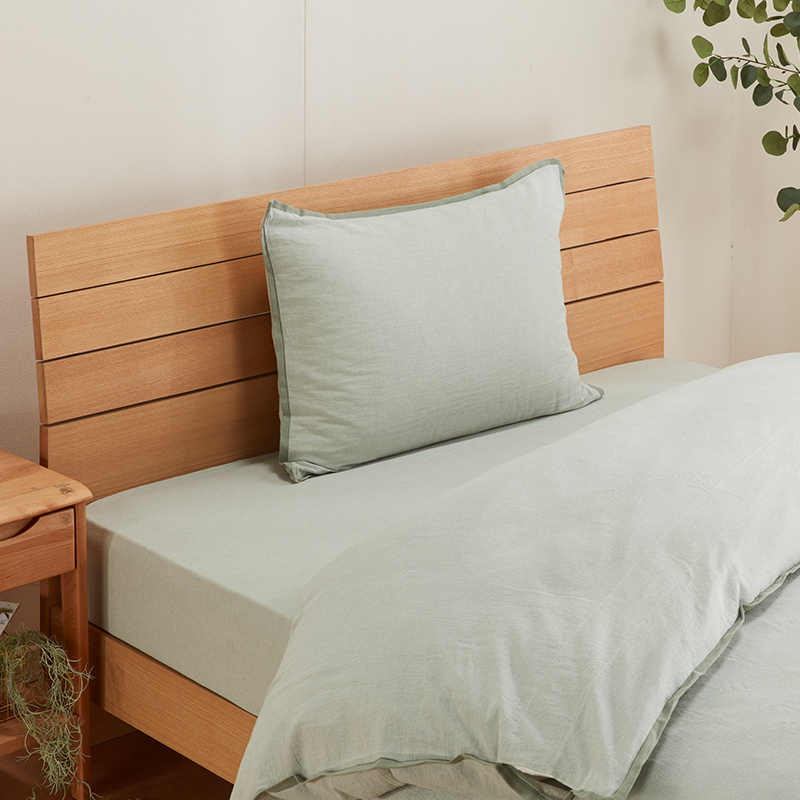 NITORI宜得利家居 单个枕头套不带芯日系宿舍配套枕套水洗棉 浩克 - 图1