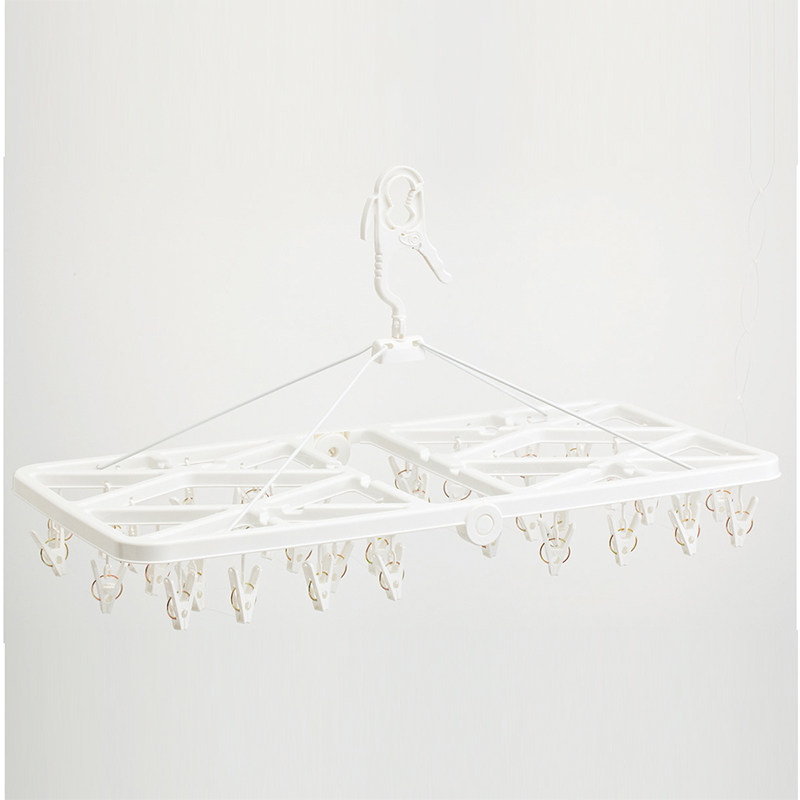 NITORI宜得利家居 多功能夹袜子防风晾衣架防滑塑料可折叠晾衣夹,淘宝优惠券,粉丝福利购,淘宝优惠卷