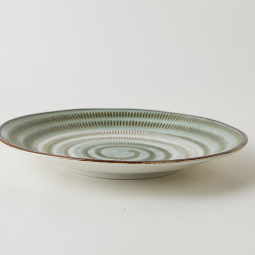 NITORI宜得利家居日本制轻量日系日本风轻量小碗盘 青朽叶 - 图1