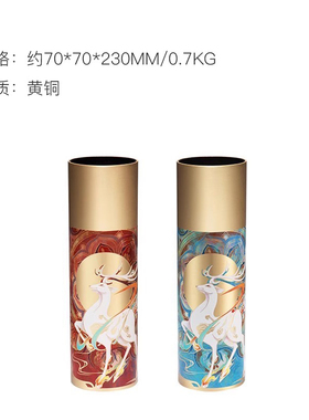 朱炳仁铜铜客厅花瓶非遗工艺