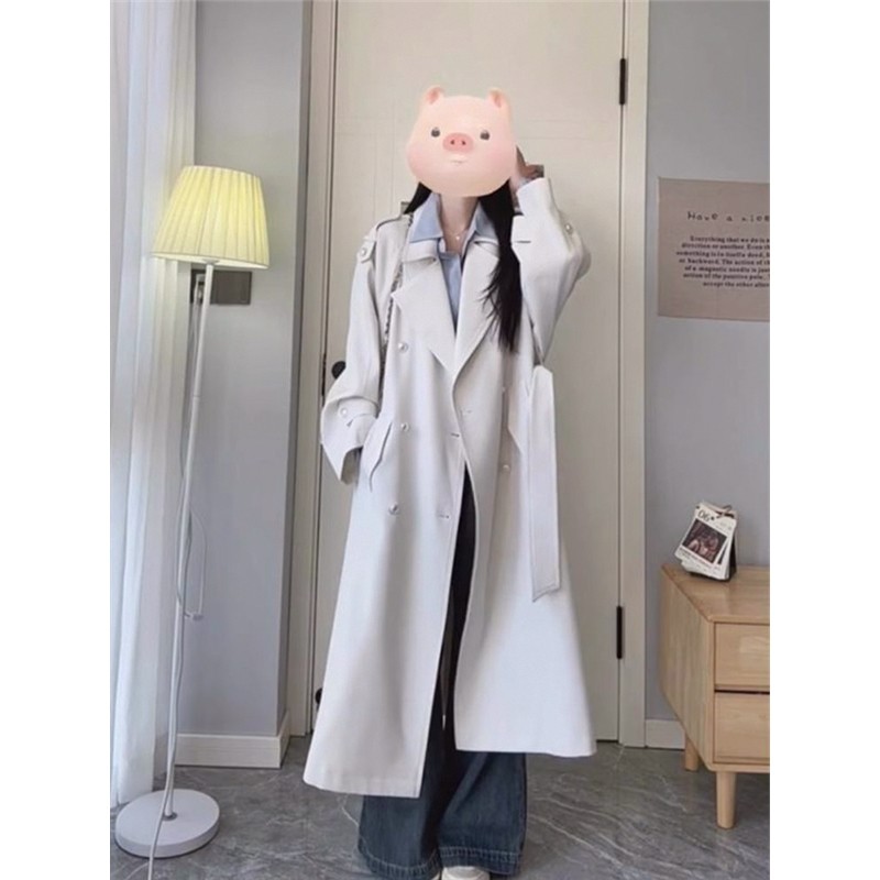今年流行爆款风衣外套女2025春秋季新款韩系高级感气质中长款大衣,淘宝优惠券,粉丝福利购,淘宝优惠卷