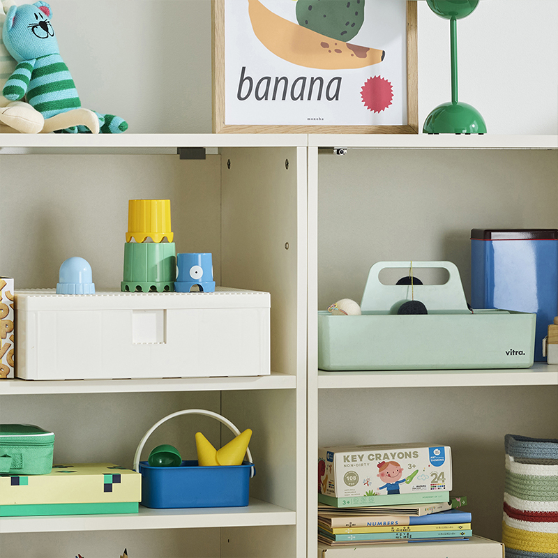 hanssem汉森实木书柜蒙氏儿童学习教具柜小户型储物置物柜展示架 - 图2