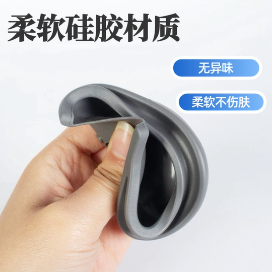 Barber shop ear-hanging ear muffs silicone oiling tool