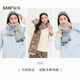Sanfu jacquard edge long scarf trendy elegant style warm clothing accessories scarf 847251