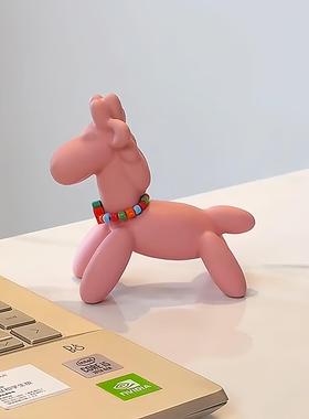 粉色少女心陶瓷平安马202