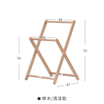 Solid wood floor small clothes hat stand Short bedroom room Bedroom bedside bedside beds tailors clothes theorists do not take up space