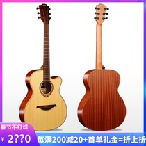 French brand LAG Veneer Folk Guitar Face single T70ACE Electric box folk Ballad Guitar Slingshot to Play Guitar