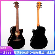 French LAG veneer electric box Guitar Face Single T118ASCE folk Guitar Slingshot Finger Slingshot Thin wood guitar 40