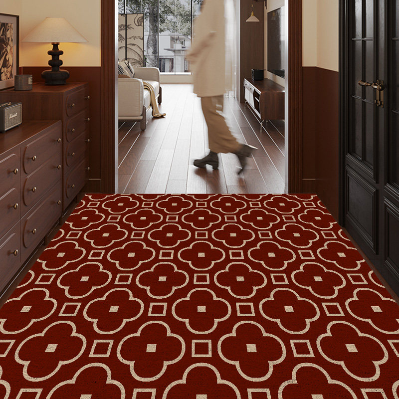 丝圈地垫入户门垫中古风大门口地毯进门家用门前门外玄关脚垫耐脏,淘宝优惠券,粉丝福利购,淘宝优惠卷