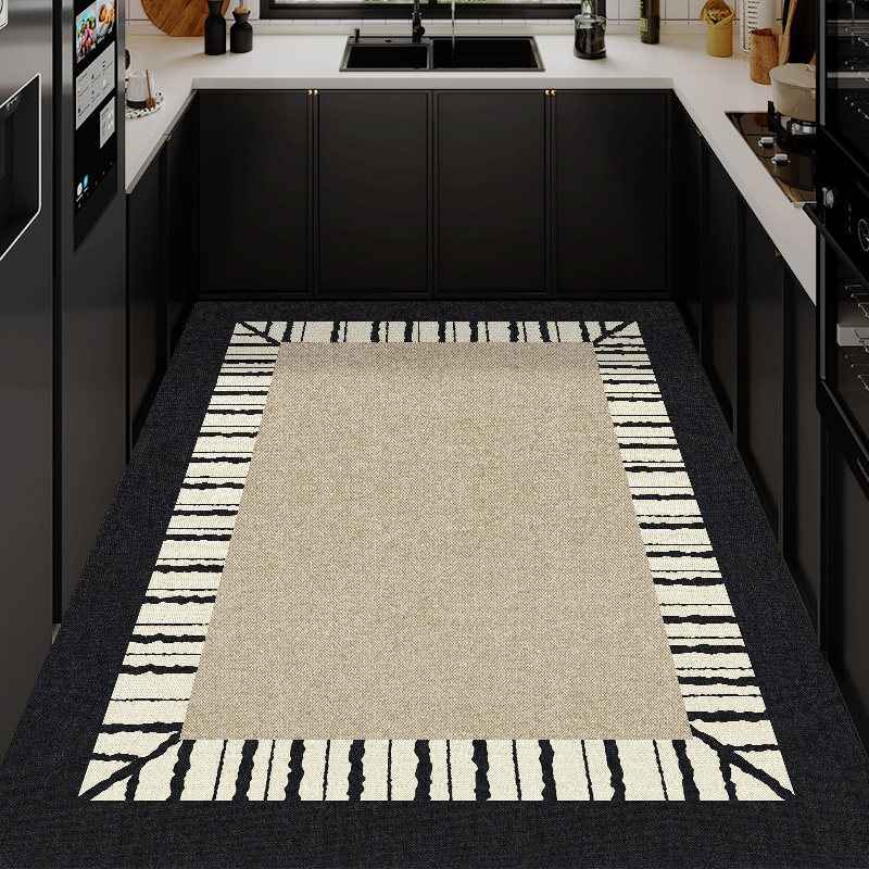 科技皮革厨房地垫防滑防油可擦免洗满铺地毯玄关入户防水耐脏脚垫,淘宝优惠券,粉丝福利购,淘宝优惠卷