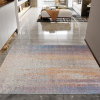 Nelisen silk circle floor mat light luxury entry door can be cut