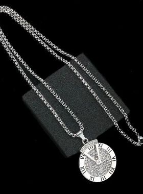 Fashionable European and American Roman numeral sweater