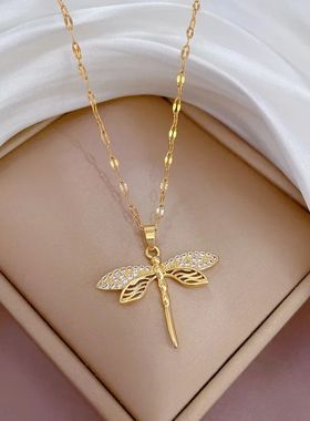Fashionable and Luxurious Personalized Dragonfly Stainless