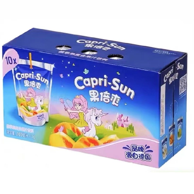 Capri-Sun德国果倍爽儿童果汁饮料进口整箱10袋果味饮料包邮 - 图2