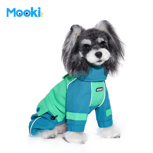 mookipet宠物狗狗冬季新款雪纳瑞小狗小型犬户外加厚四脚冲锋衣 - 图2