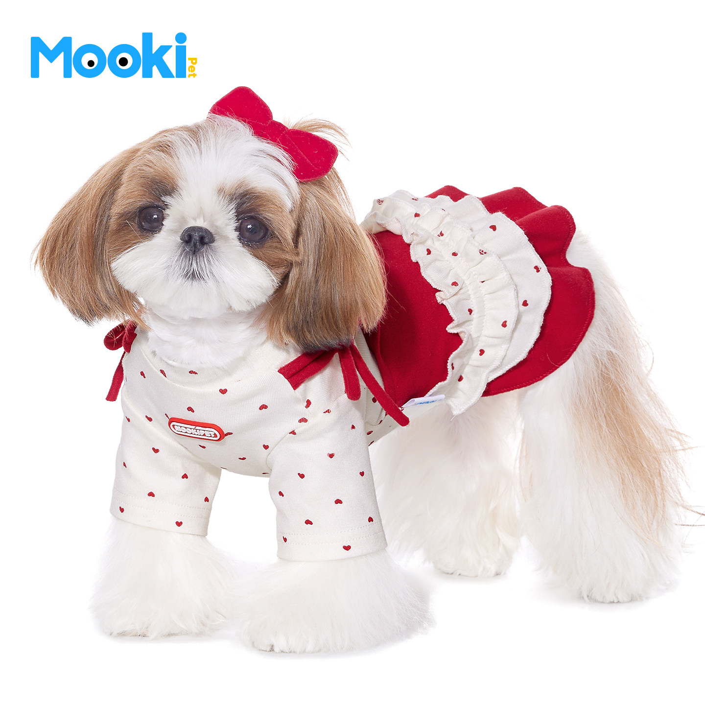 mookipet狗狗过年衣服冬季马尔济斯比熊小型犬宠物新年装红色喜庆,淘宝优惠券,粉丝福利购,淘宝优惠卷