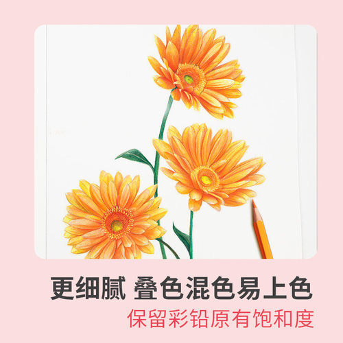 彩铅绘画专用手绘本 彩色铅笔画本画册纸  亮白纸张 美术绘画素描本  动漫漫画成人儿童涂色画画图画本 - 图1